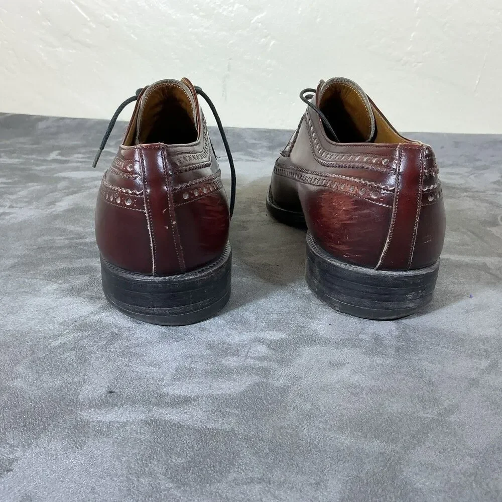 Church’s Of England 9.5 F Ox blood Calf Medallion Toe Men’s Dress Shoes 10.5 D
